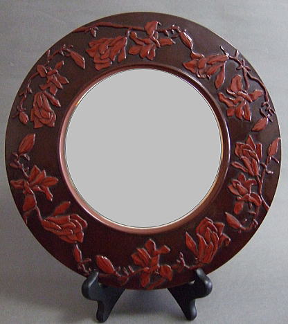 木蓮の掛け鏡